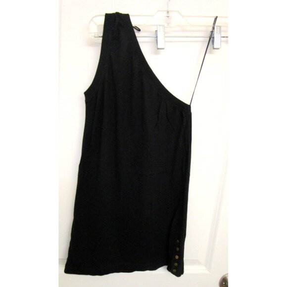 BSK Casual Connection by Bershka Women One Shoulder Top - Med. Cotton Black NWT - Picture 14 of 16